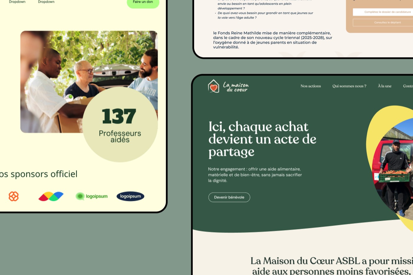 Sites web d'associations soutenues par le programme Kern4Good
