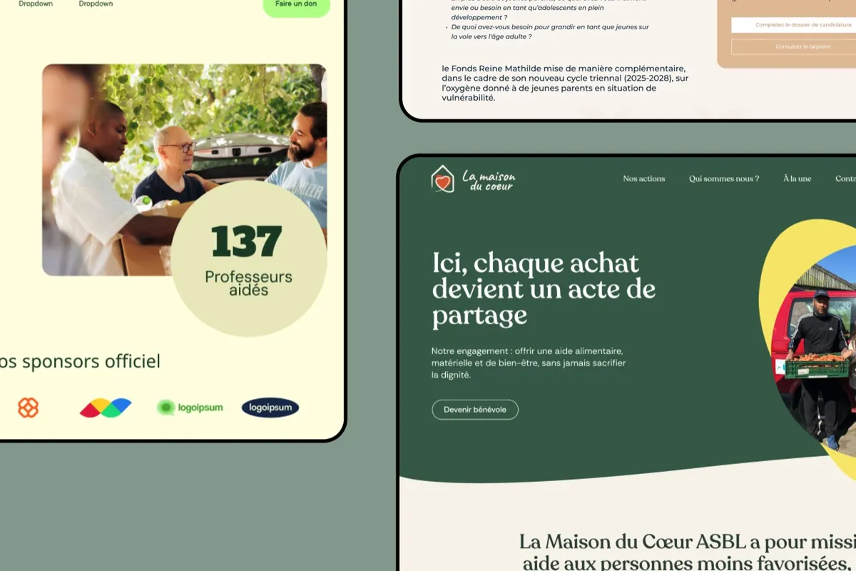 Sites web d'associations soutenues par le programme Kern4Good